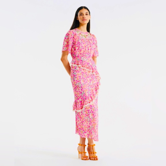 NWT Saloni Vida B Dress - Picture 7 of 11